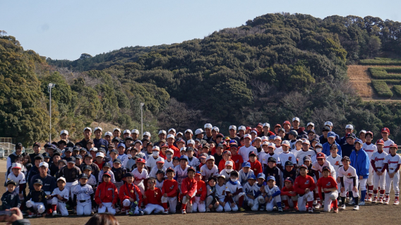 袋井高校野球教室　1月18日